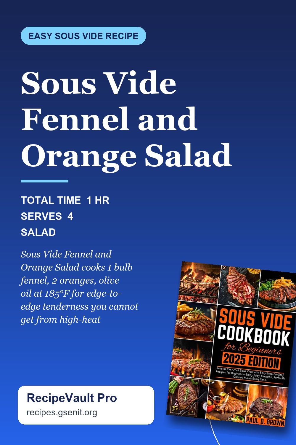Sous Vide Fennel and Orange Salad