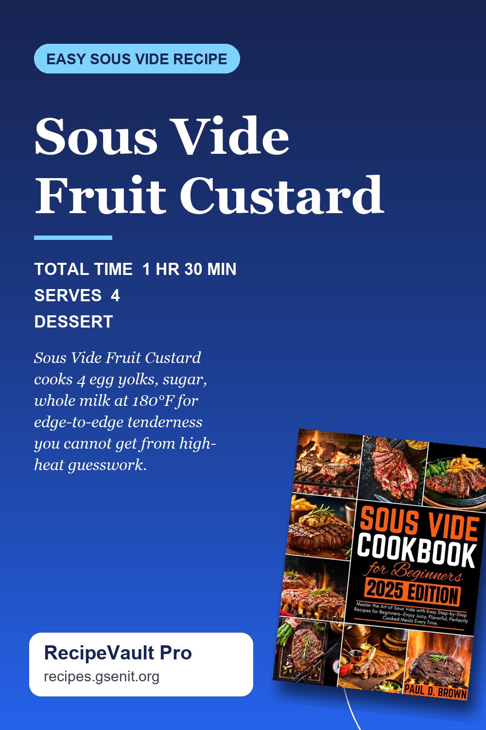 Sous Vide Fruit Custard