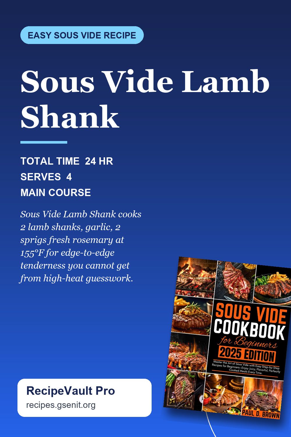 Sous Vide Lamb Shank
