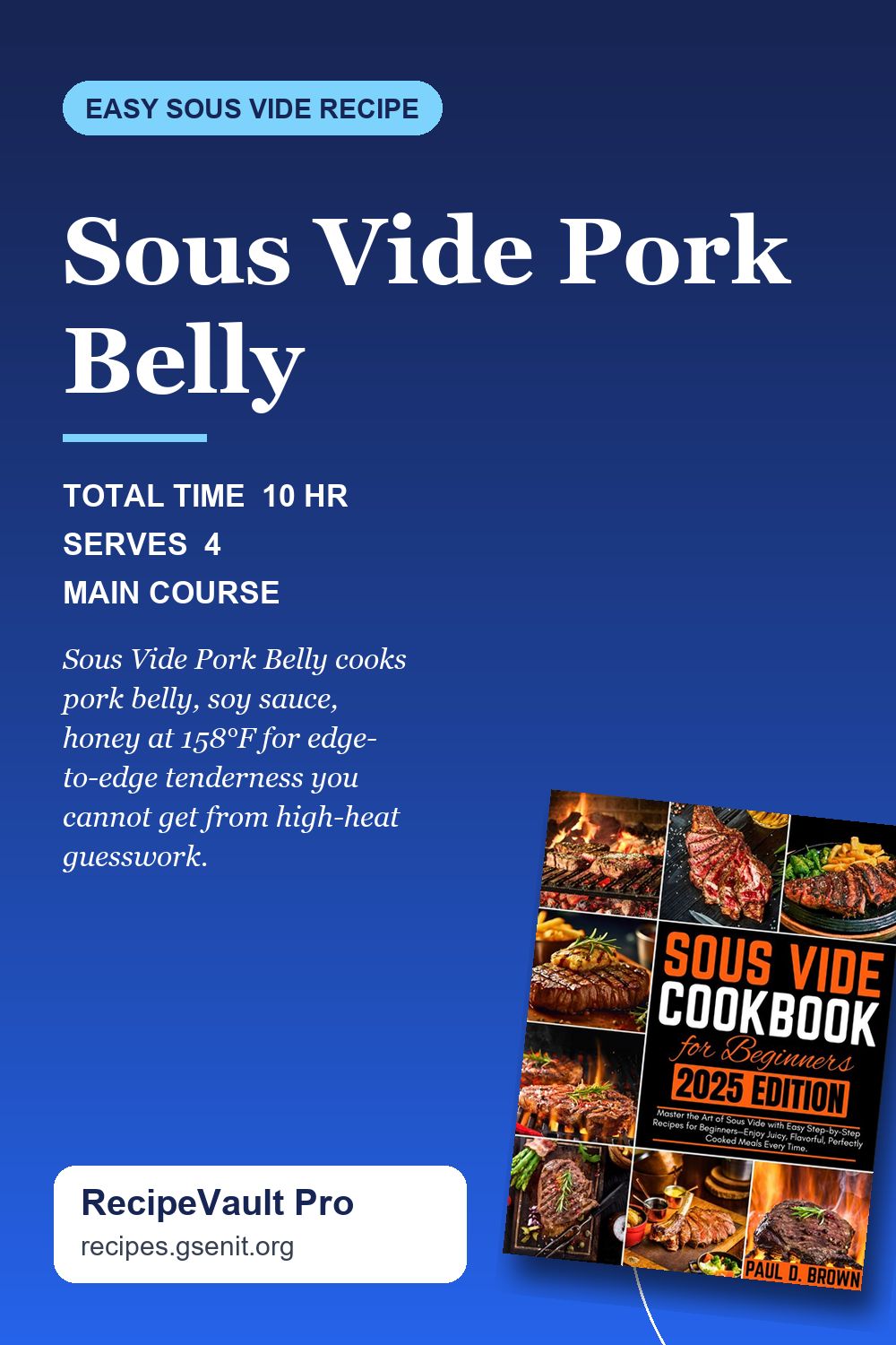 Sous Vide Pork Belly Pinterest Pin