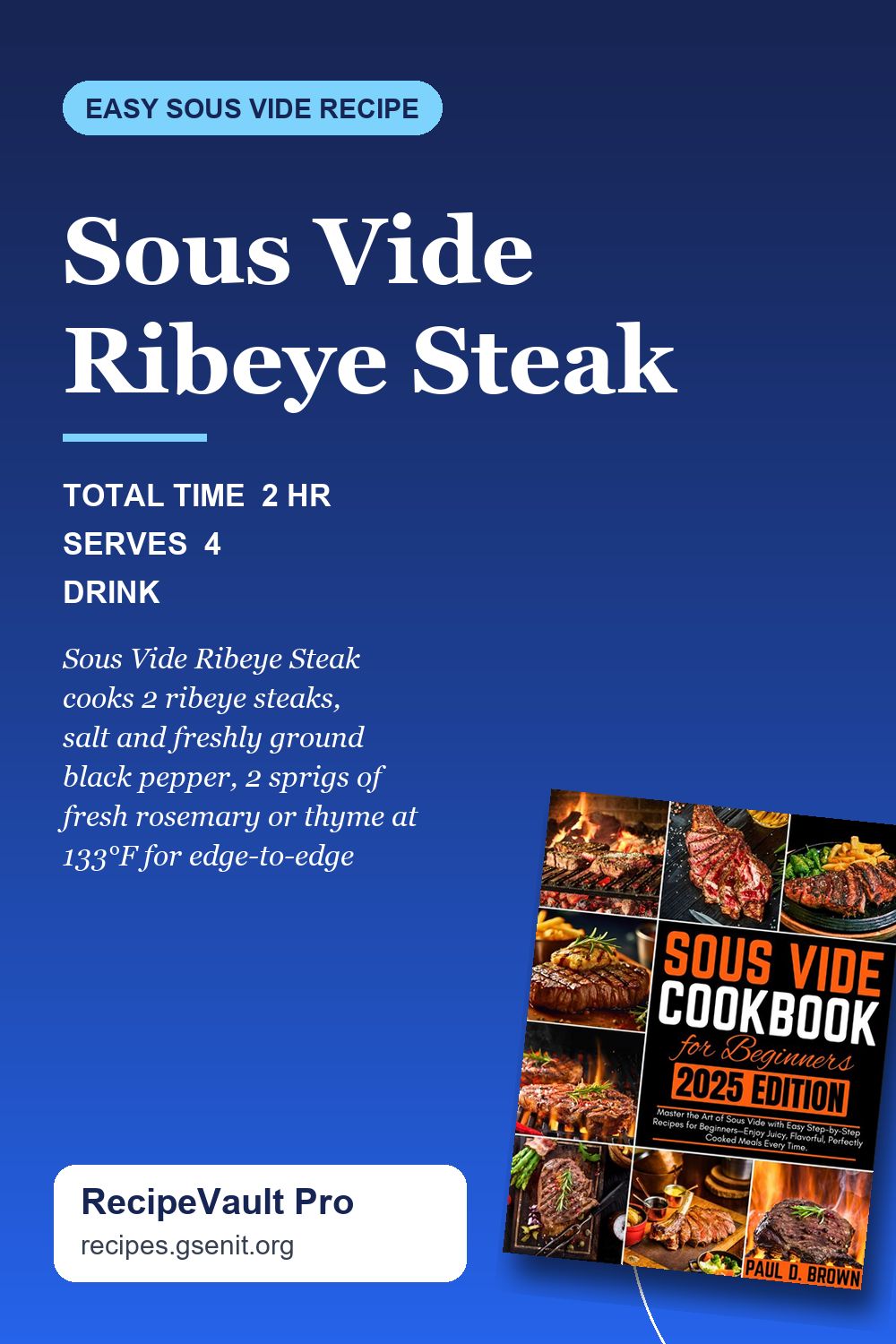 Sous Vide Ribeye Steak