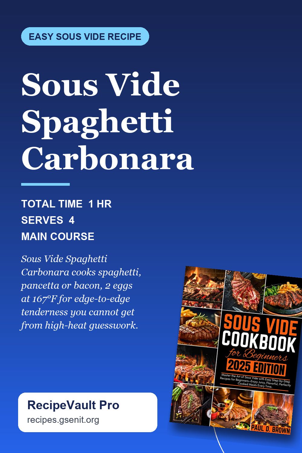 Sous Vide Spaghetti Carbonara