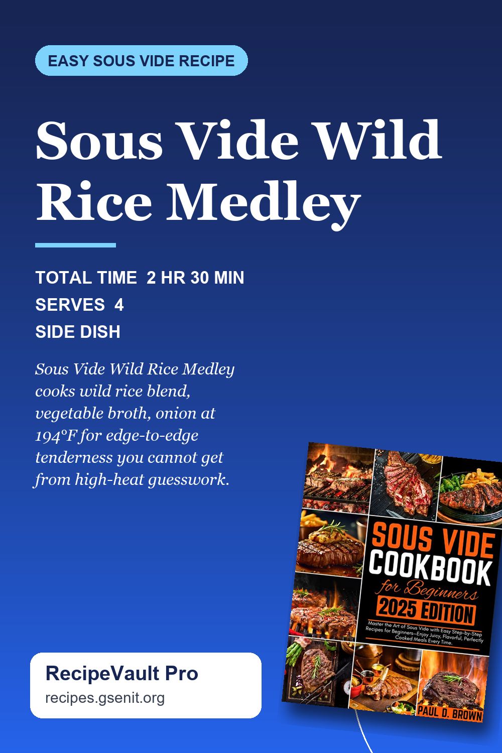 Sous Vide Wild Rice Medley